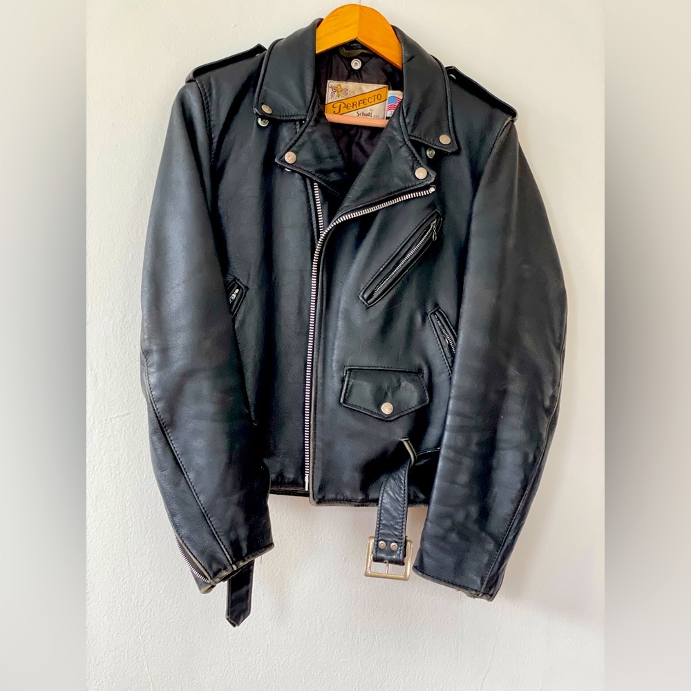 Schott NYC Perfecto 618 Steerhide motorcycle jacket size 36 USA